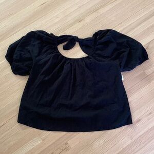 Old Navy Cute Cap Sleeve Top with Tie on back